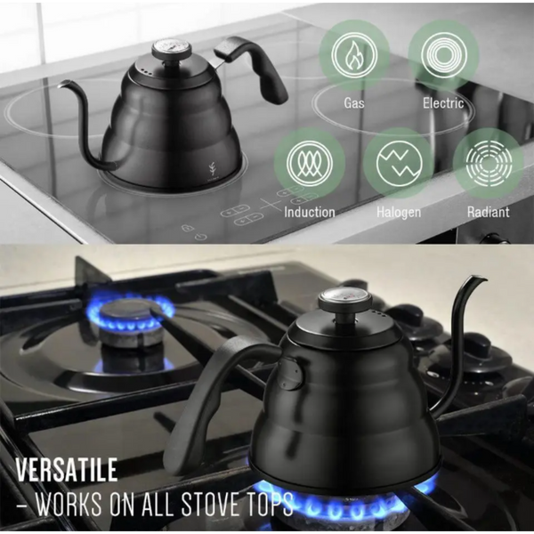 Pour Over Kettle with Thermometer (1.2 L) 300000001528 photo