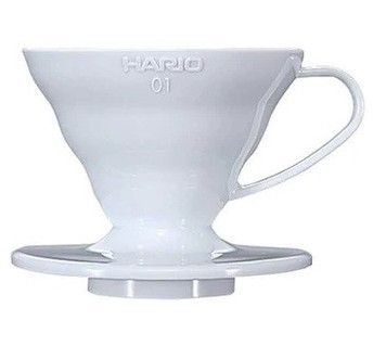 Пуровер Hario V60 01 (Пластик) білий 2600810000098 фото