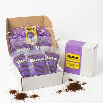 Sampler Ground Coffee Set - Blend & Arabica "Top 5" for a Coffee Machine by BUNO | Roasted for Espresso, Grind for Filter Coffee, 500 g, 5 pcs 300000001926 photo